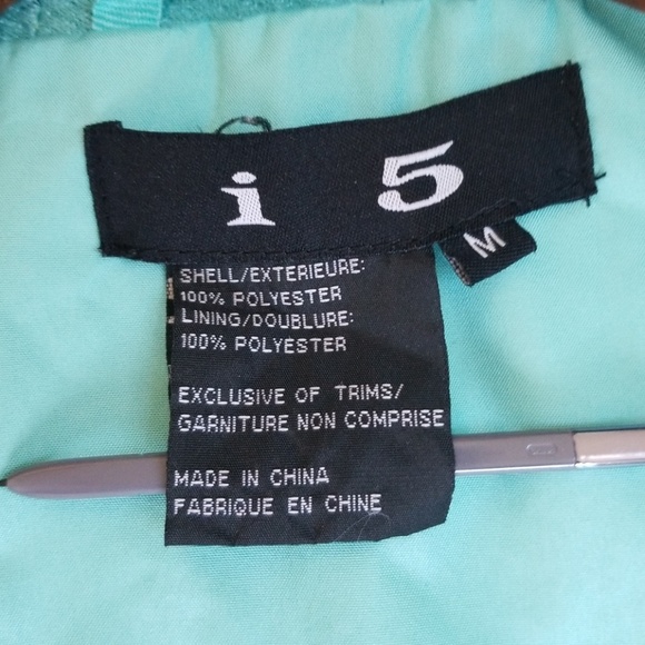 i 5 Women's Hoodie Zip Two Tone Windbreaker - Picture 9 of 10